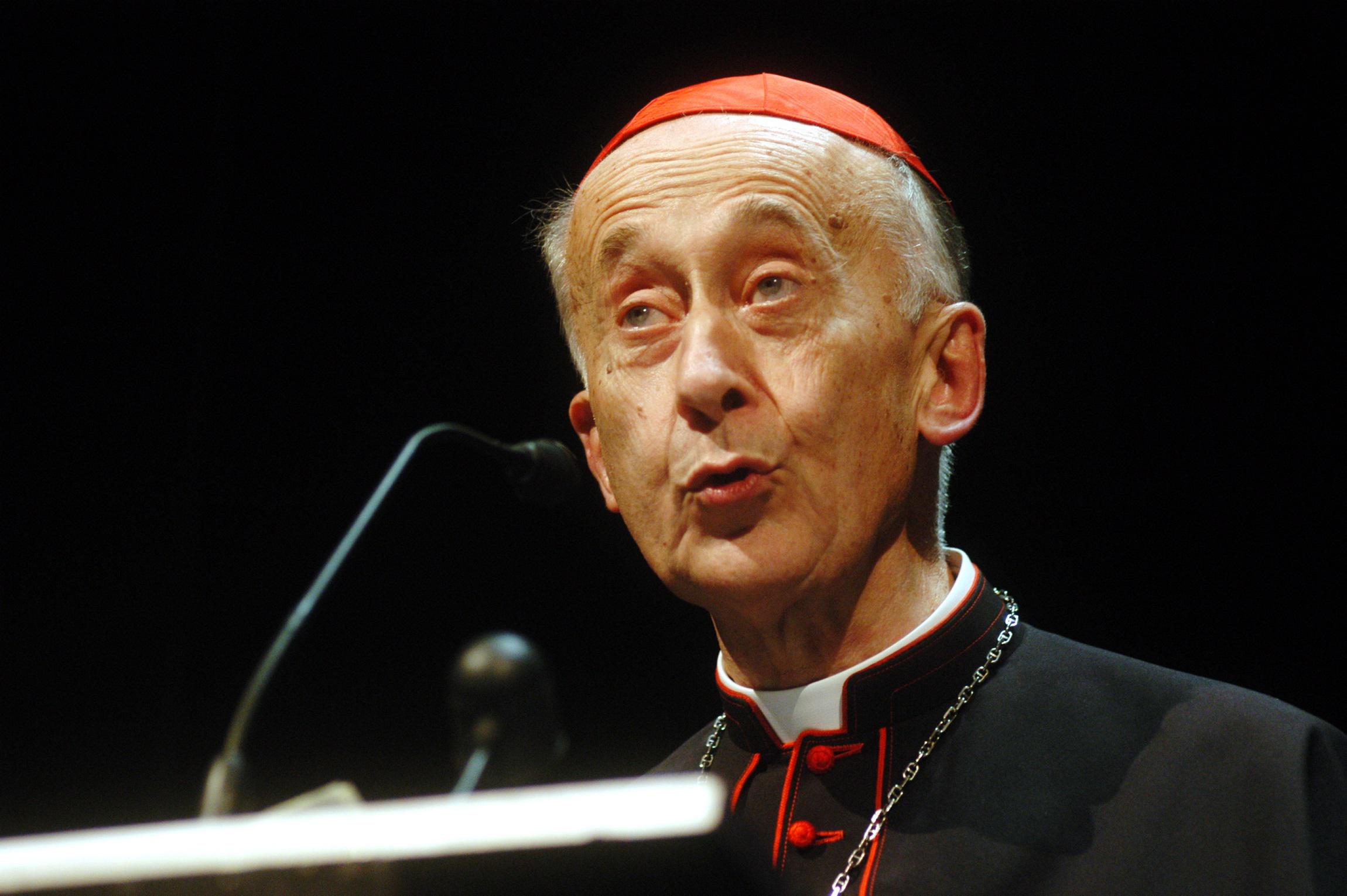 Il cardinale Camillo Ruini in terapia intensiva