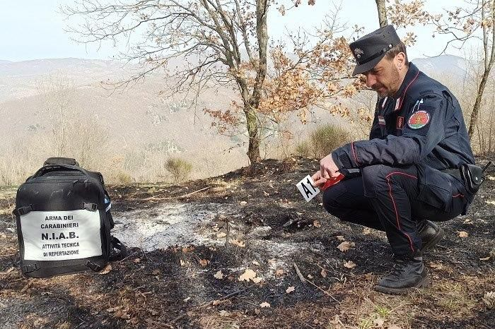 Incendi, al via la Task force dei Carabinieri