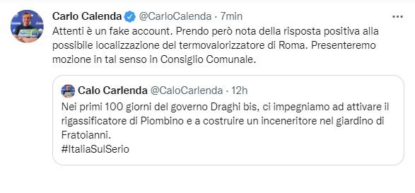 "Inceneritore nel giardino di Fratoianni", l'idea del fake di Calenda