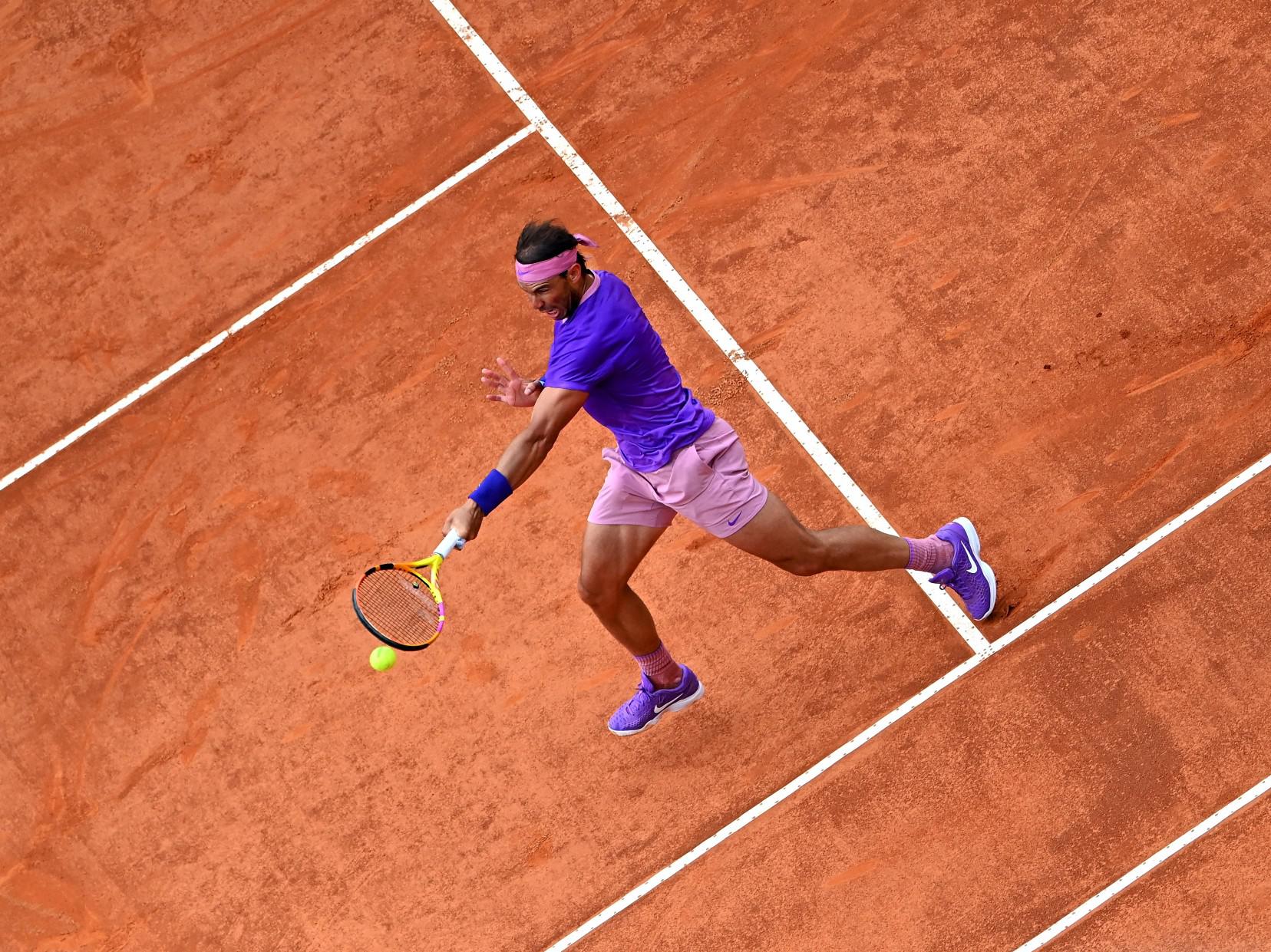 Internazionali tennis Roma, Nadal batte Zverev e va in semifinale