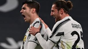 Juve-Lazio 3-1, Rabiot e doppio Morata per rimonta bianconera