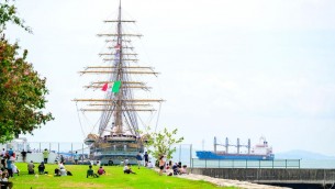 La Amerigo Vespucci lascia Singapore, 45