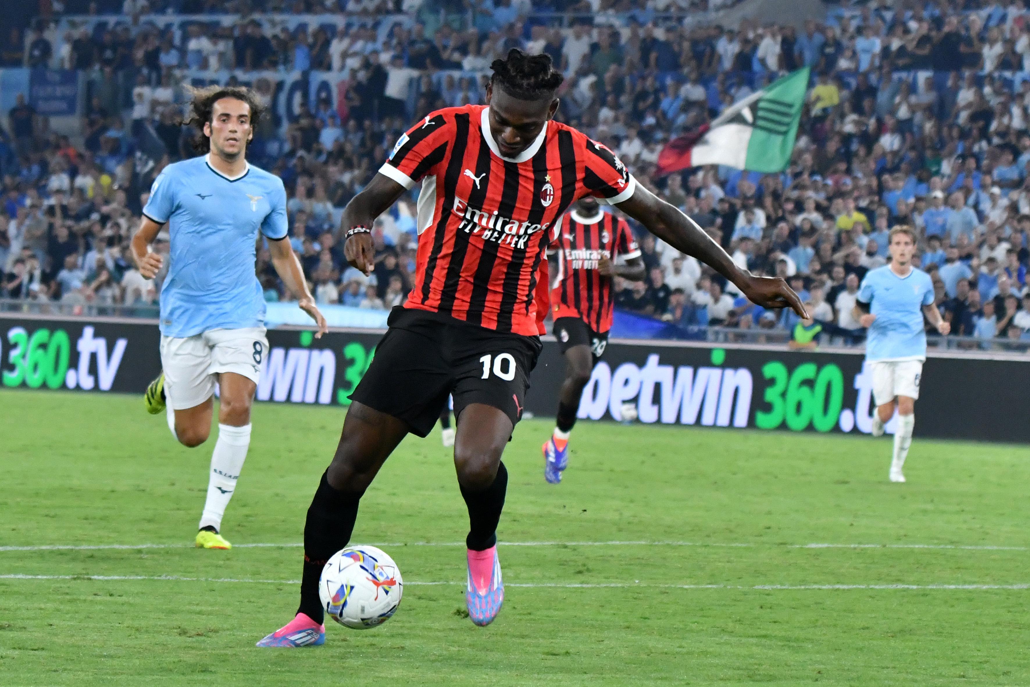 Lazio-Milan 2-2, Leao evita la crisi rossonera