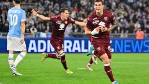 Lazio-Torino 1-1, gol di Pellegri e Immobile