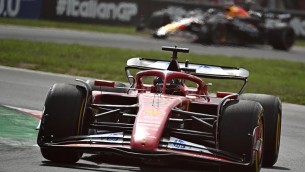 Leclerc vince il Gp d'Italia, trionfo Ferrari a Monza