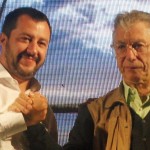 Lega, Salvini a casa di Bossi a Gemonio: "Una bella chiacchierata"