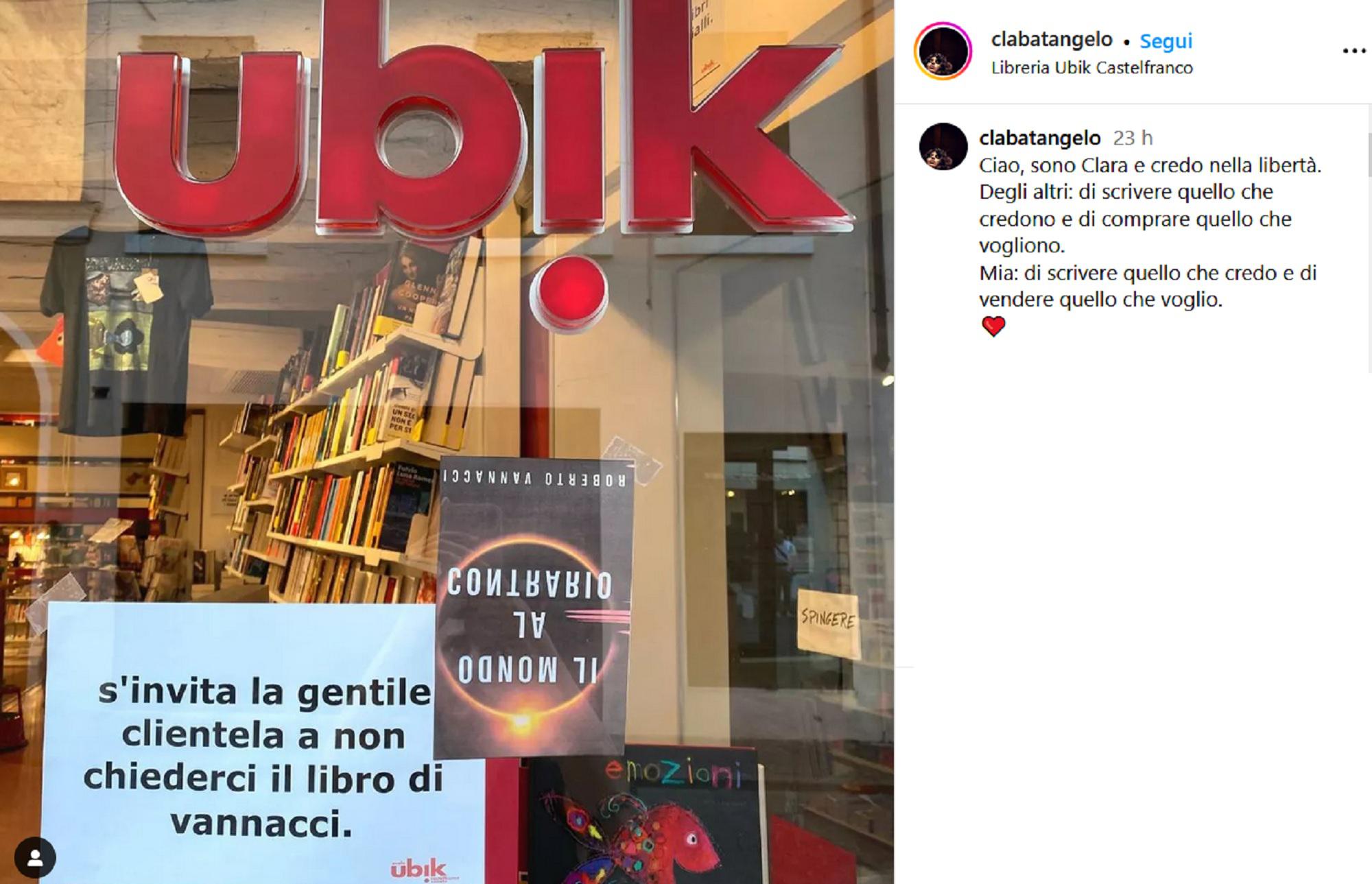 Libro Vannacci, libreria di Castelfranco Veneto: "Non lo vendiamo"