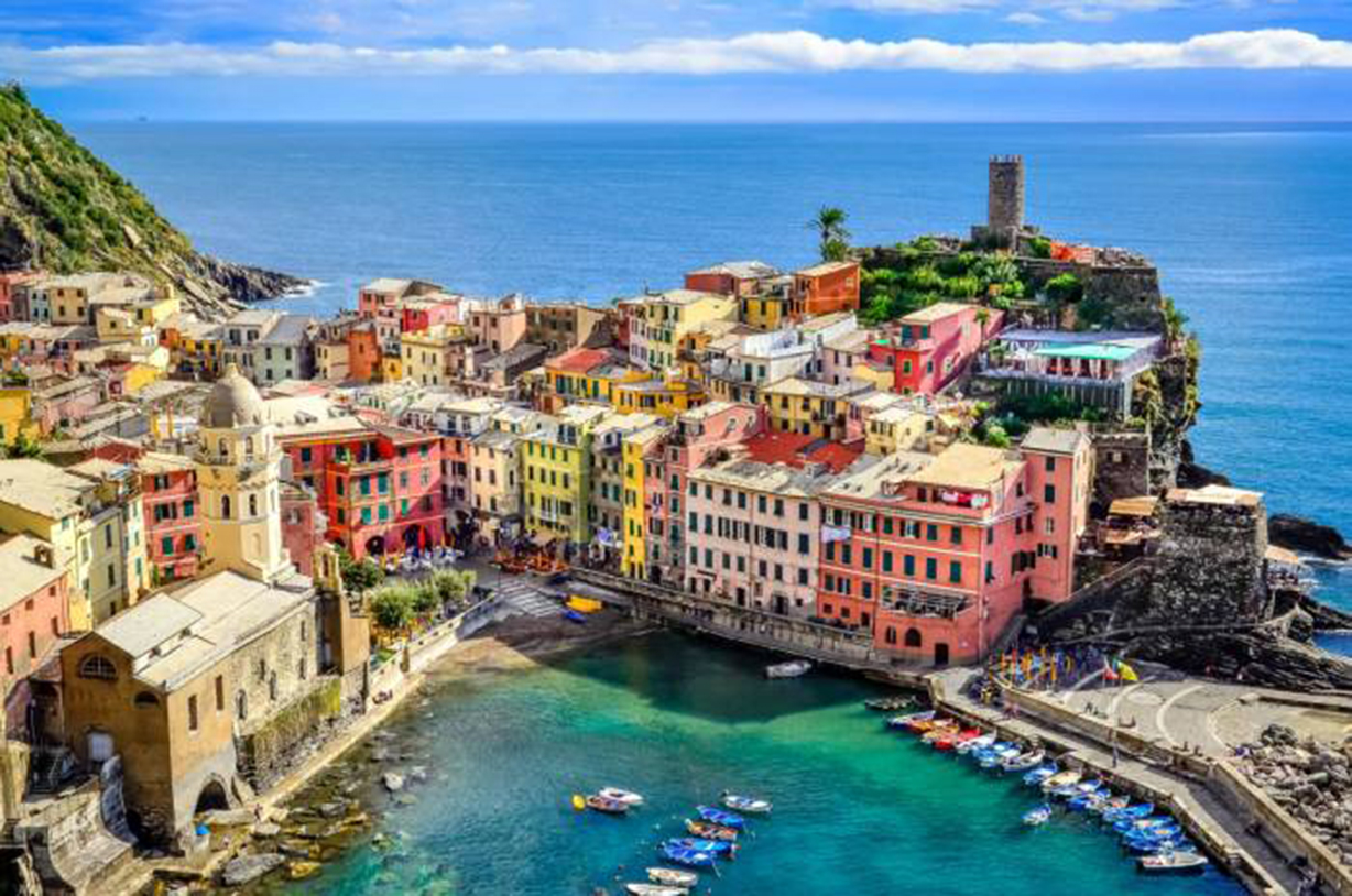 Vernazza, nel Parco nazionale delle Cinque Terre in Liguria