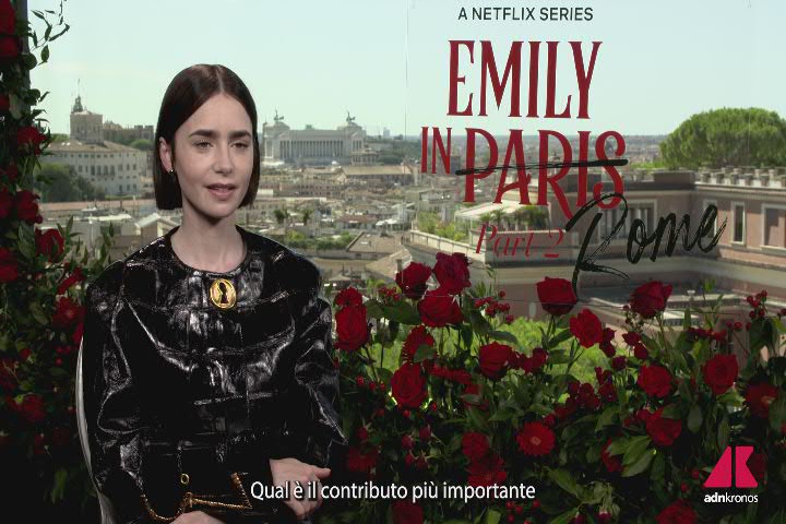 Lily Collins: "In 'Emily in Paris 4' celebro Audrey Hepburn" - Video