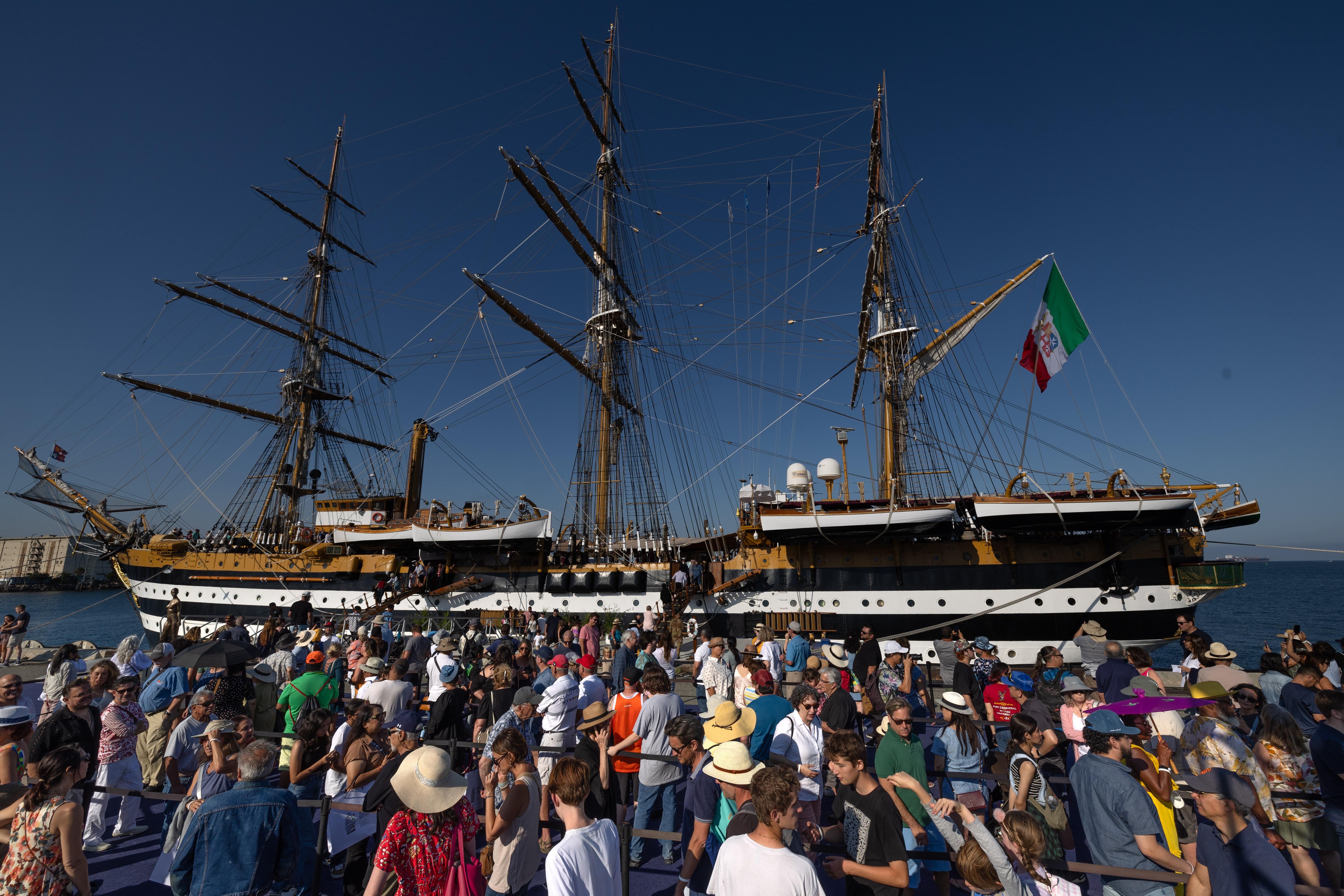 Made in Italy, 72 mila visitatori per tappa a Los Angeles del tour mondiale della Nave Amerigo Vespucci