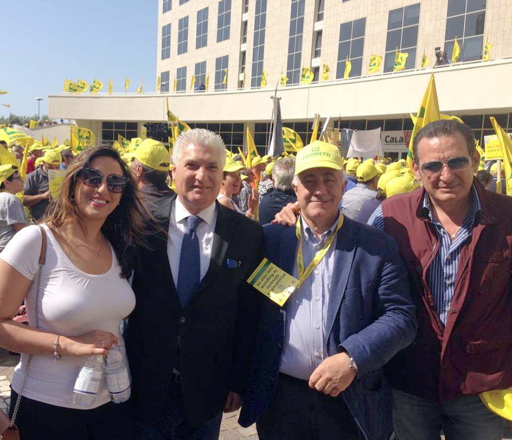 Magno alla manifestazione organizzata stamani dalla Coldiretti alla Cittadella regionale