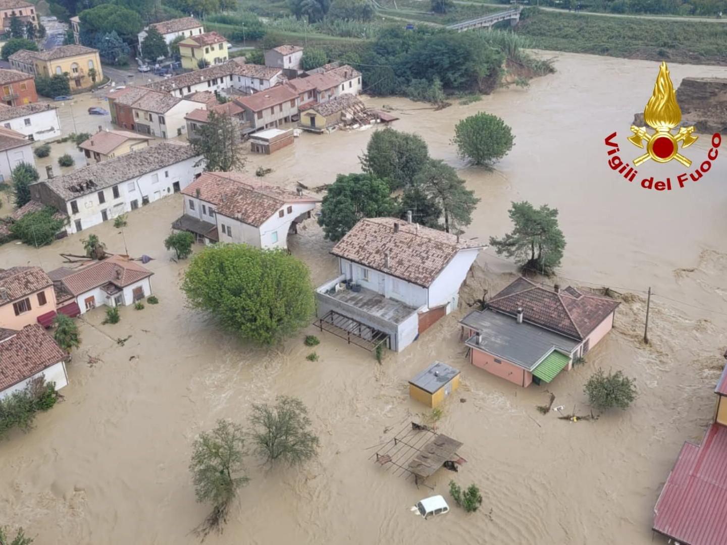 Maltempo e alluvione, allerta rossa in Romagna e nel Bolognese