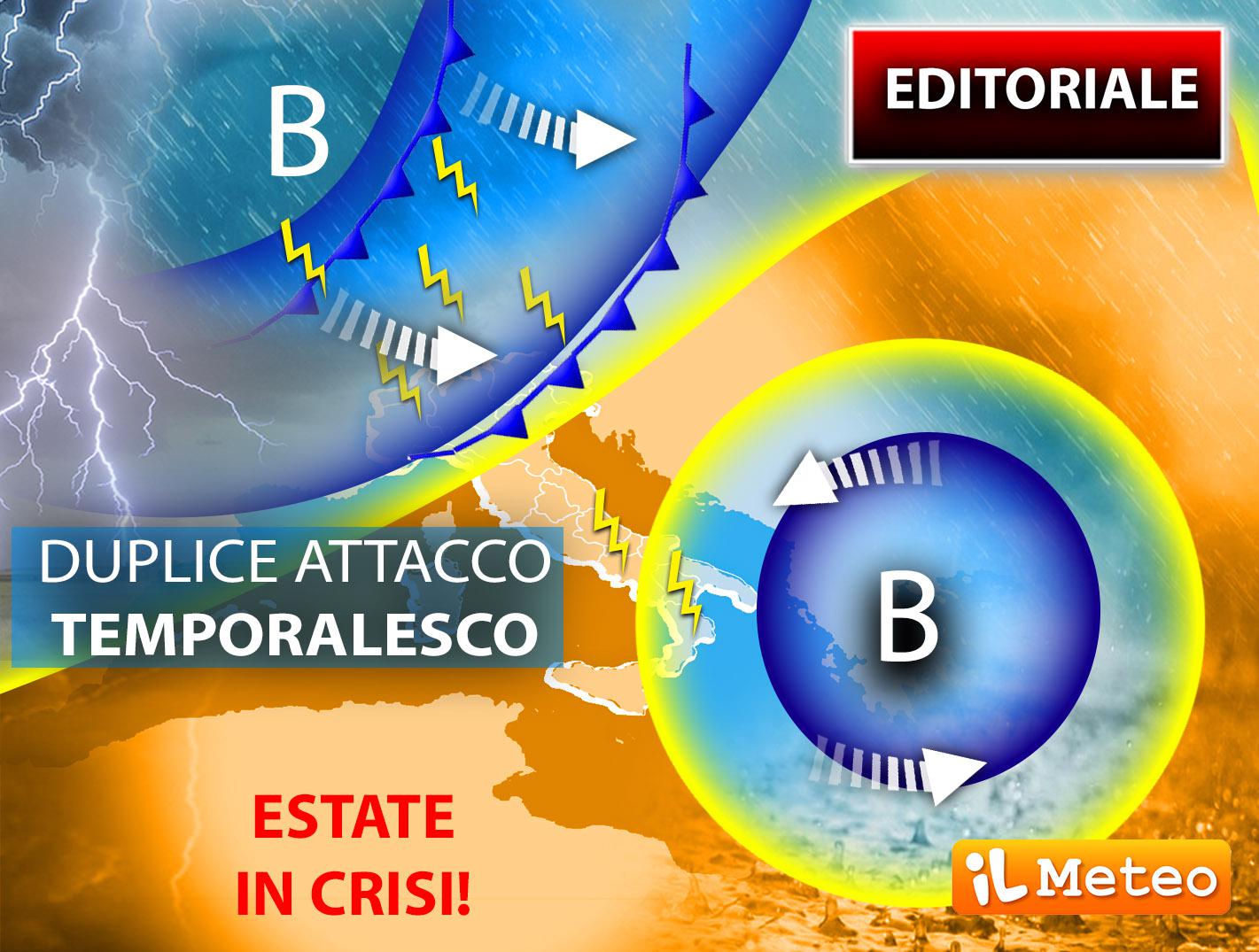 Maltempo e temporali, estate in crisi: ecco fino a quando