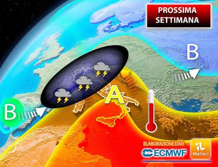 Maltempo sull'Italia anche la prossima settimana, ecco fino a quando: le previsioni meteo