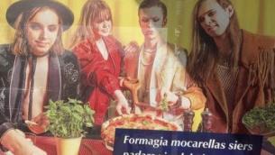 Maneskin, i sosia nella pubblicità della mozzarella..