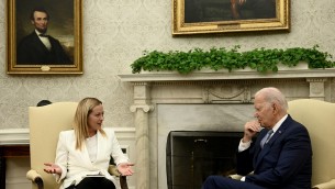 Meloni da Biden: "Con Usa rapporto forte