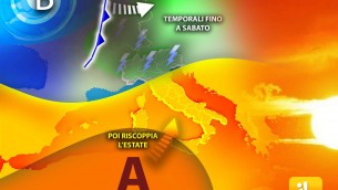 Meteo, ancora temporali poi torna il caldo: le previsioni