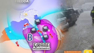 Meteo, in arrivo freddo e un nuovo ciclone sull'Italia