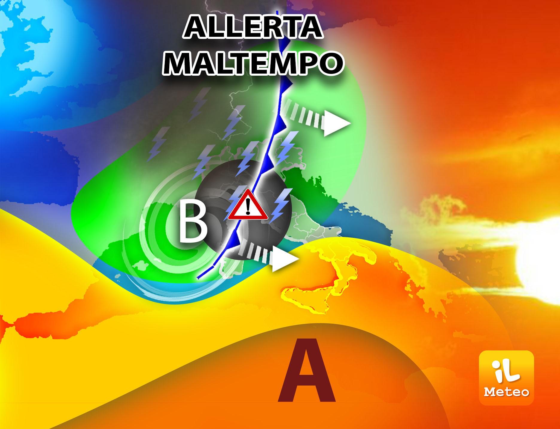 Meteo, Italia divisa in due: temporali al Centro-Nord, sole al Sud