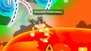 Meteo, oggi e domani pioggia al Nord