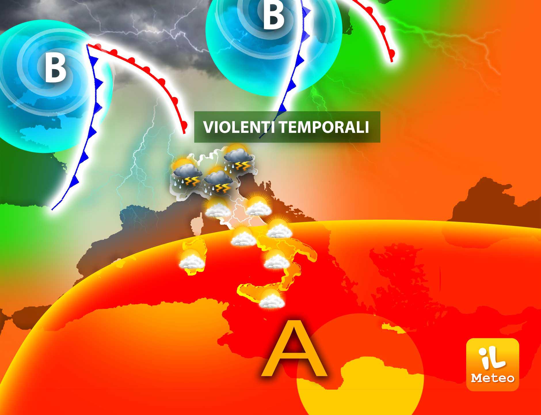 Meteo, oggi e domani pioggia al Nord