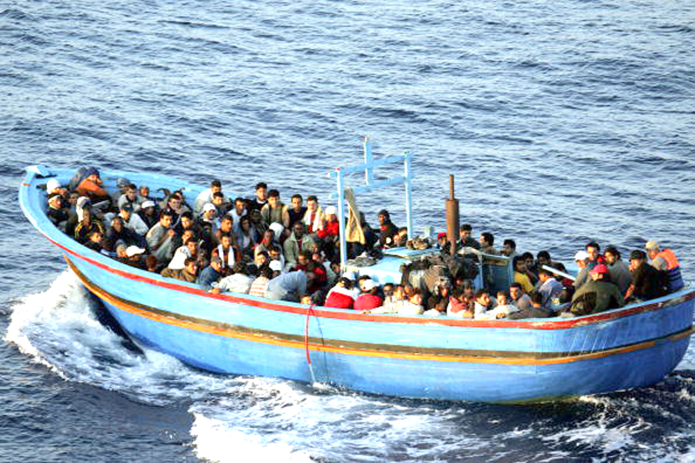 Italian Border Patrols Pick Up Boatloads Of Illegal Immigrants