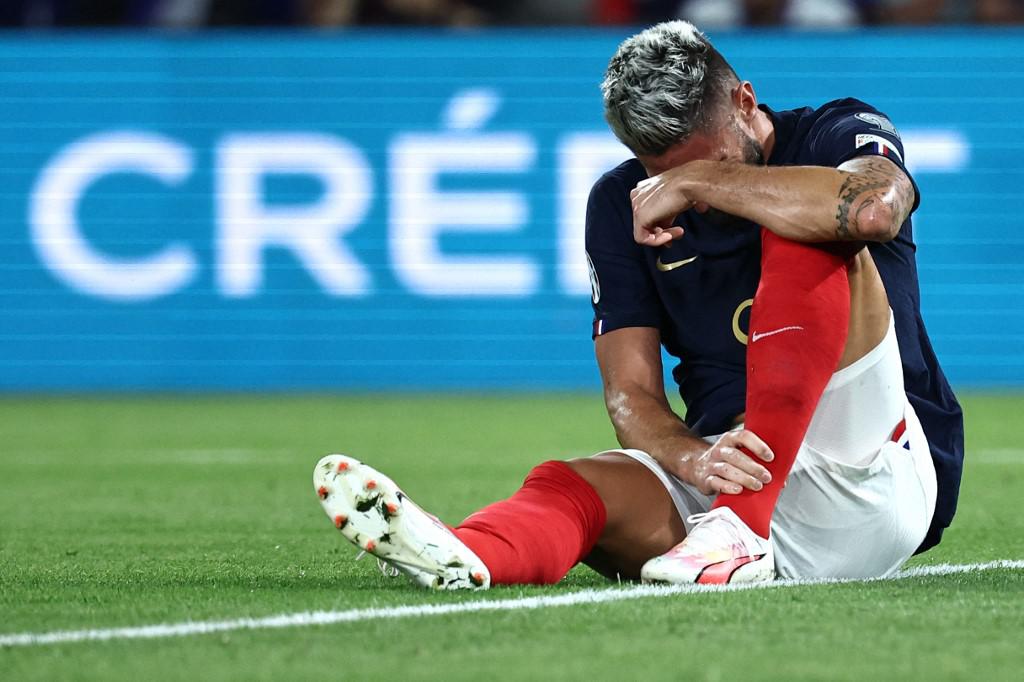 Milan, Giroud si fa male in Francia-Irlanda