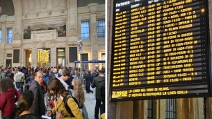 Milano, treno deraglia: un ferito