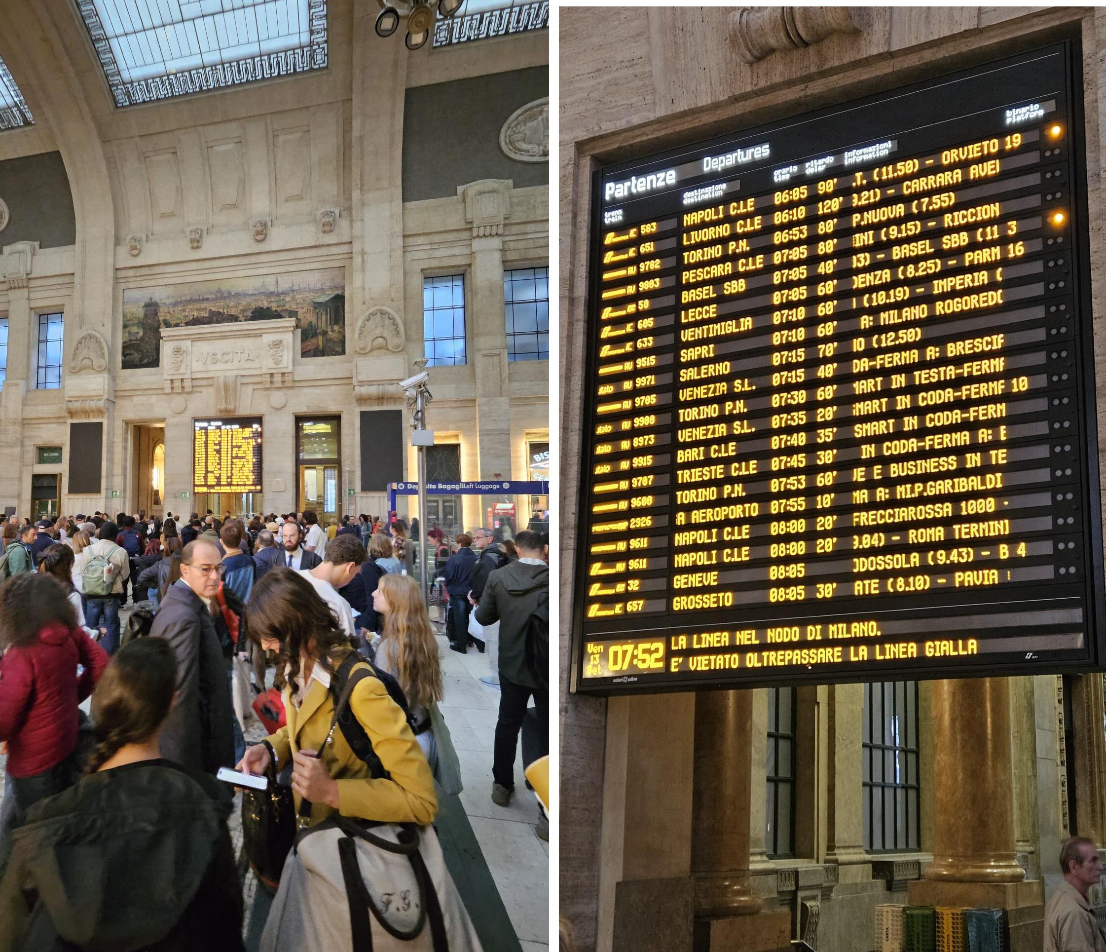 Milano, treno deraglia: un ferito