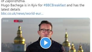 Missili Russia su Kiev, giornalista Bbc fugge - Video