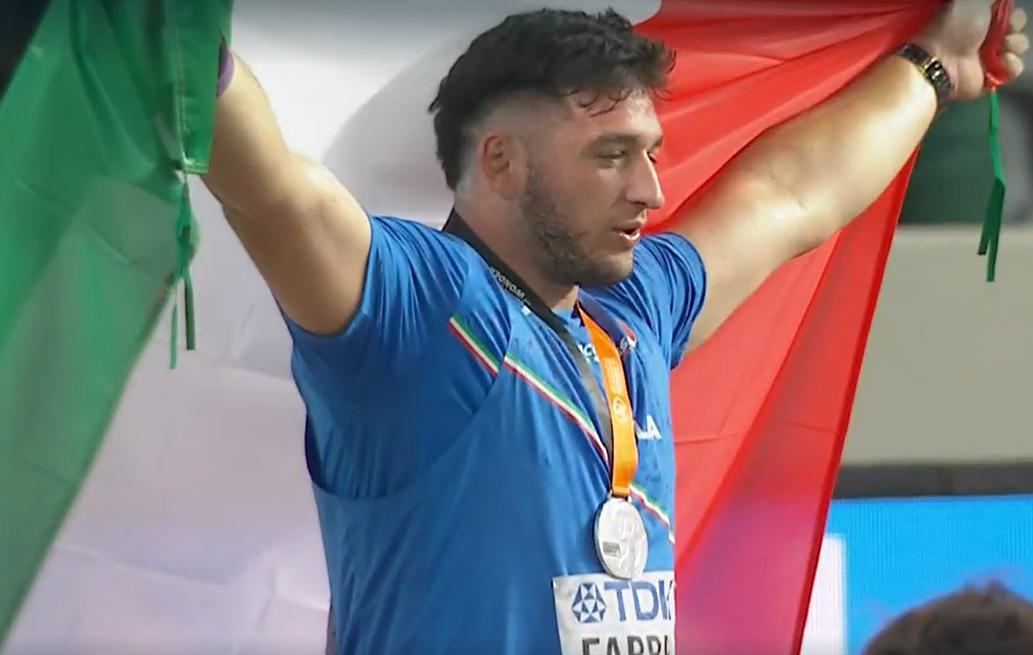 Mondiali atletica Budapest, Fabbri argento nel lancio del peso