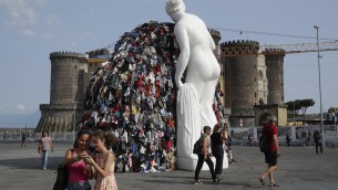 Napoli, distrutta da incendio 'Venere degli stracci' di Michelangelo Pistoletto