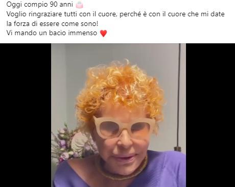 Ornella Vanoni: "Compio 90 anni ma mi sento come ieri" - Video