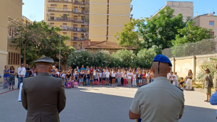 Palermo, inaugurato anno scolastico con alzabandiera Esercito