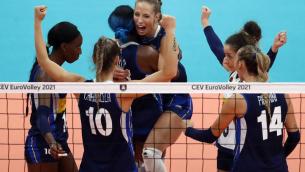 Pallavolo, Italia femminile campione d'Europa