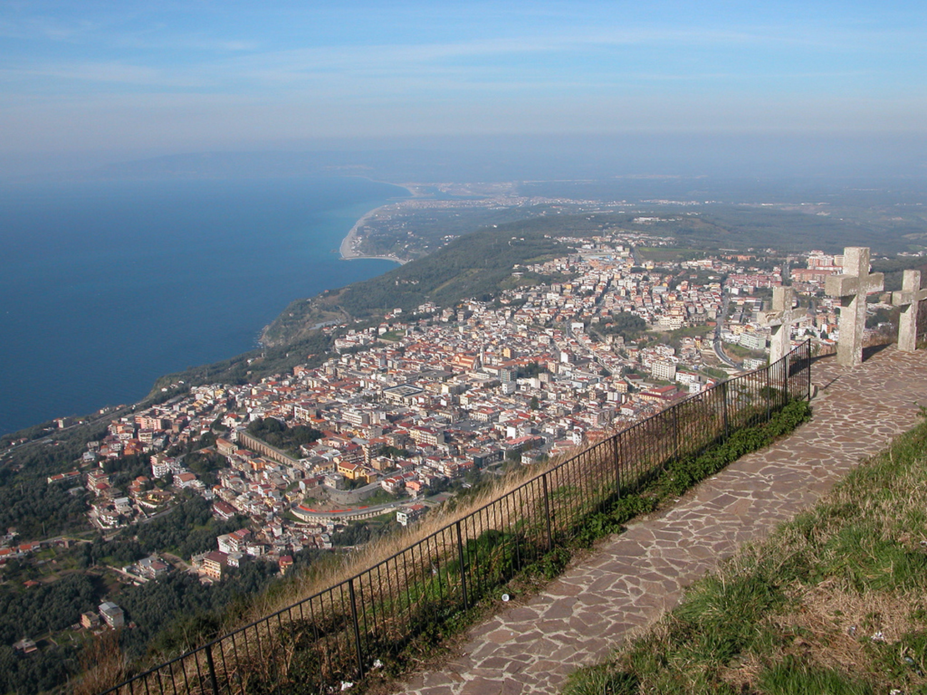 Panorama di Palmi dal Monte Sant'Elia