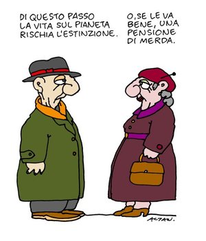 Una vignetta di Altan