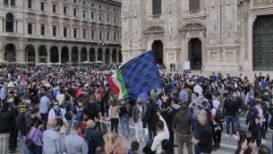 Piazza Duomo e assembramenti Inter, Minelli: "Effetti tra 10 giorni"