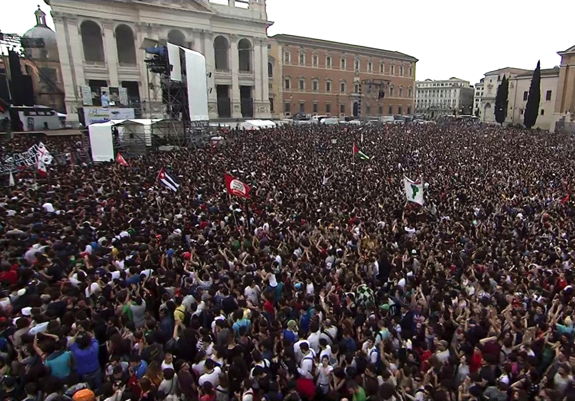 Una foto del concerto del Primo Maggio dello scorso anno