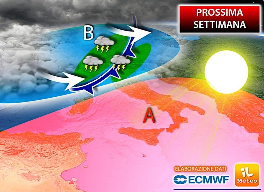 Pioggia e calo termico, che tempo farà da lunedì 12 luglio