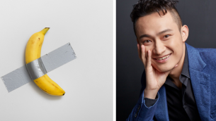 Prezzo record per la banana di Cattelan: 6,2 milioni di dollari