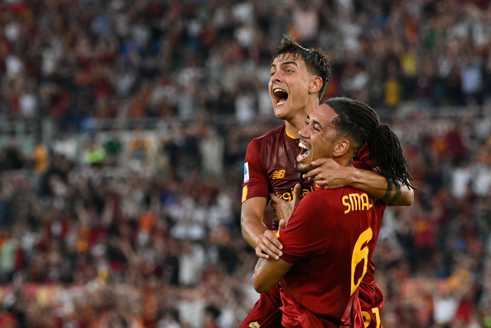 Roma-Cremonese 1-0, gol di Smalling