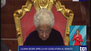 Senato, Segre presiede seduta: "A 100 anni da marcia su Roma, tocca a me" - Video