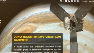 Spazio, per Juno incontro ravvicinato con la luna di Giove