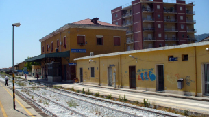 La stazione di Lamezia Terme-Nicastro