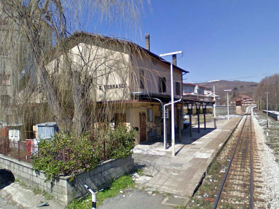 La stazione delle FdC di San Bernardo di Decollatura