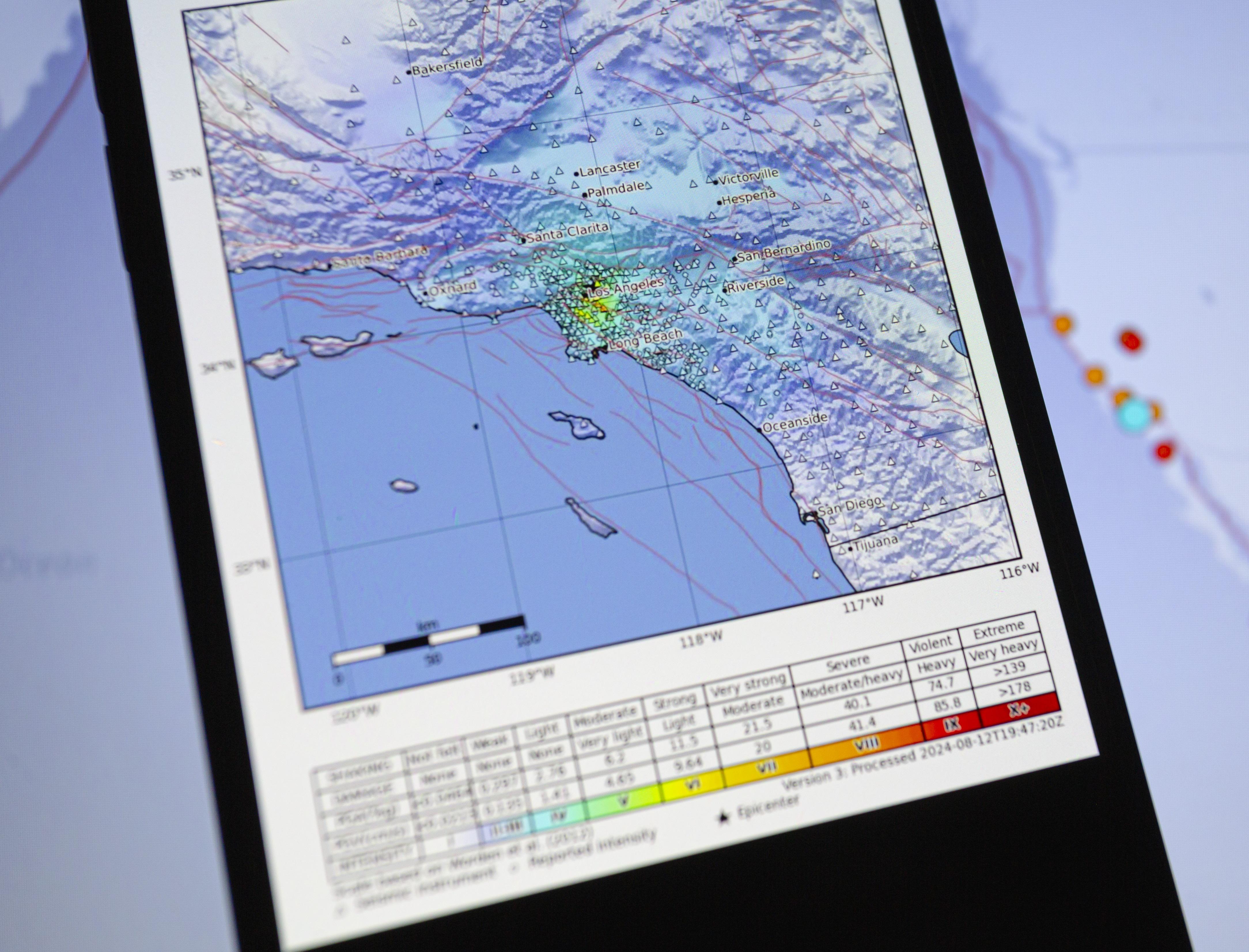 Terremoto oggi in California, paura a Los Angeles