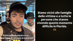 The Kolors bloccati in aeroporto: "L'uragano Milton ci ha fermati"