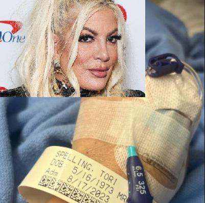 Tori Spelling ricoverata in ospedale