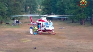 Torino, frane in Valle Argentera: soccorsi automobilisti e campeggiatori